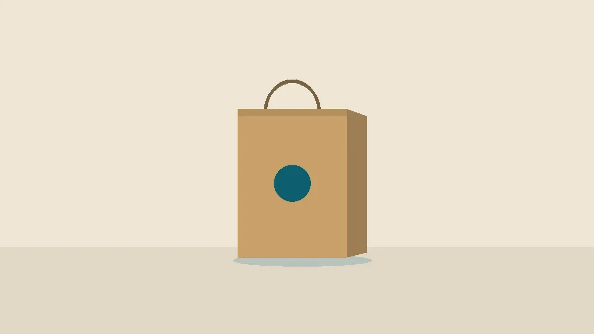 Article illustration: a paper bag