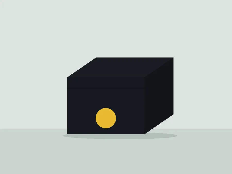 Work illustration: a drip-coffee box